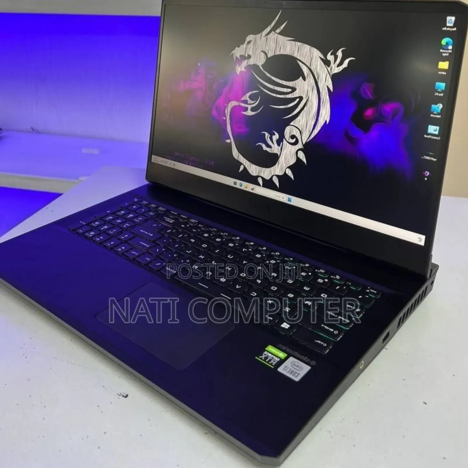New Laptop MSI Pulse GL66 32GB Intel Core I7 SSD 1T