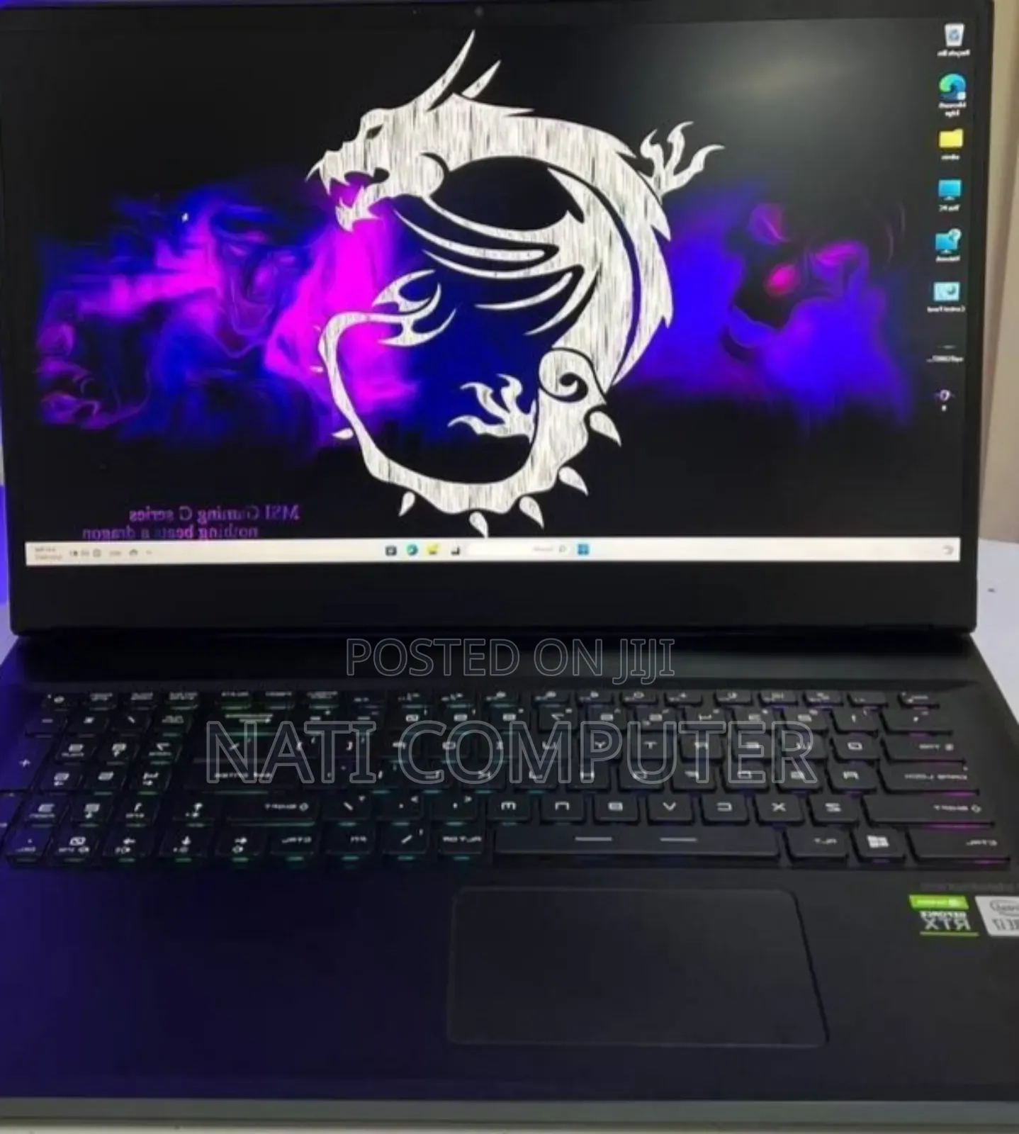 New Laptop MSI Pulse GL66 32GB Intel Core I7 SSD 1T