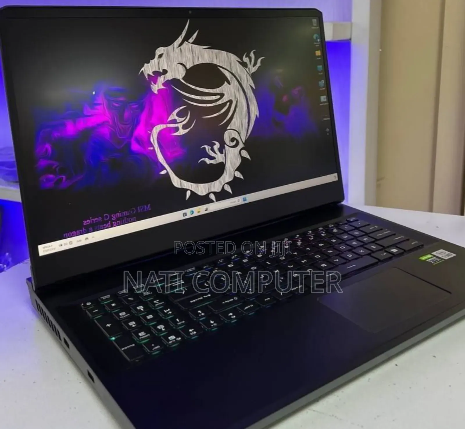 New Laptop MSI Pulse GL66 32GB Intel Core I7 SSD 1T