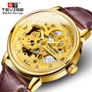 Tevise Genuine Leather Watch