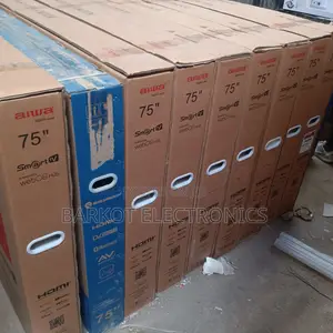 Aiwa Smart Qled Tv 75 Inch Andraid Framless 2025 Model Japan New