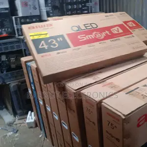Aiwa Smart Qled Tv 43 Inch Andraid Framless Tv 2025 Model