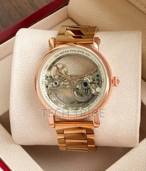 Patek Philippe Original Automatic Metal Belt (Rosegold) Men's Watch