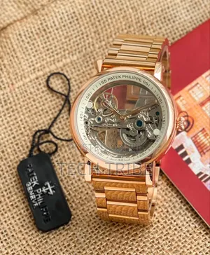 Patek Philippe Original Automatic Metal Belt (Rosegold) Men's Watch