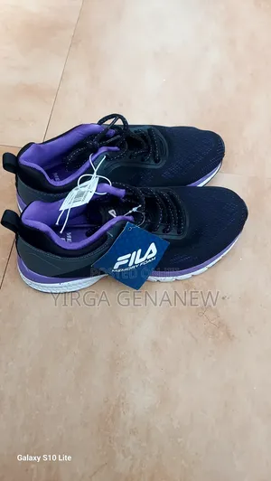 Fila Running Shoes – Black Purple | Brand New