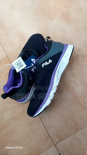 Fila Running Shoes – Black Purple | Brand New