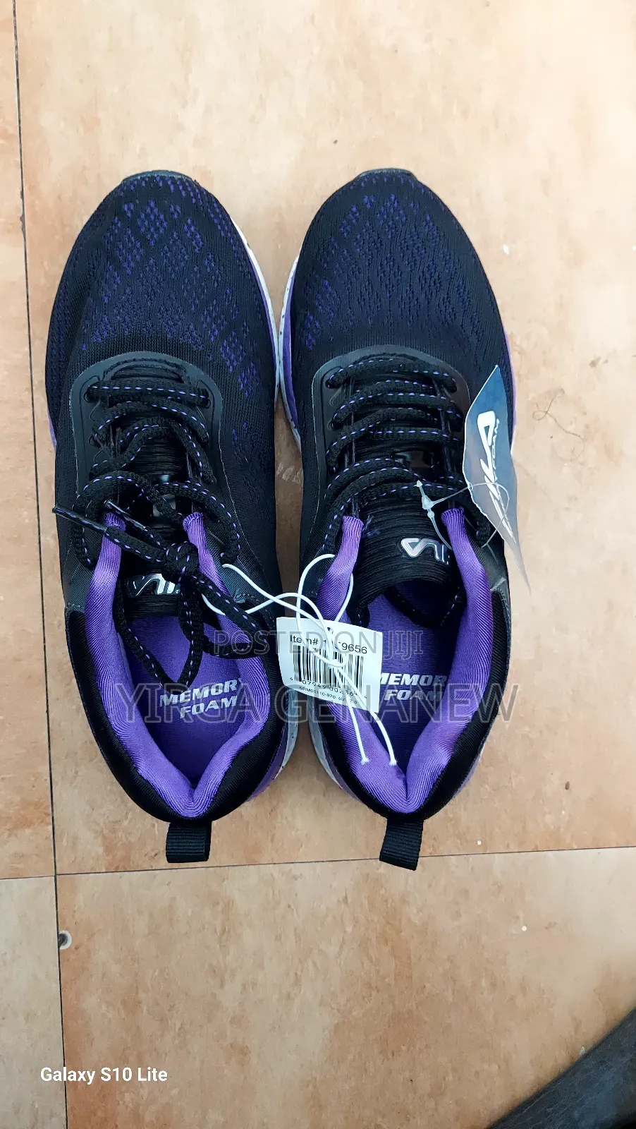 Fila Running Shoes – Black Purple | Brand New