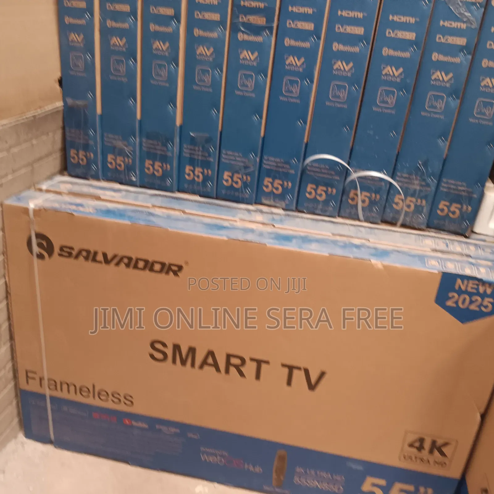 Salvadoor Smart Tv 55 Inch Andraid Framless Tv 2025