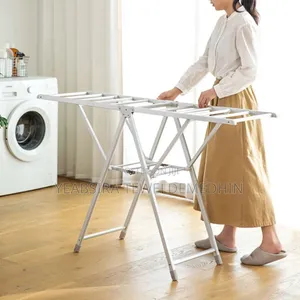 Folding Drying Rack ባለ 2 ክንፍ የልብስ ማስጫ