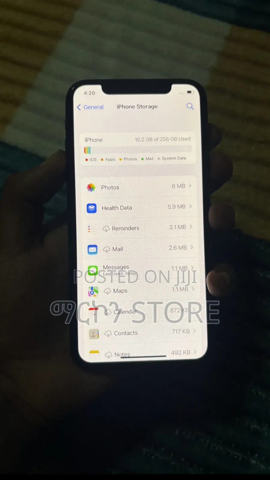 New Apple iPhone X 256 GB Black