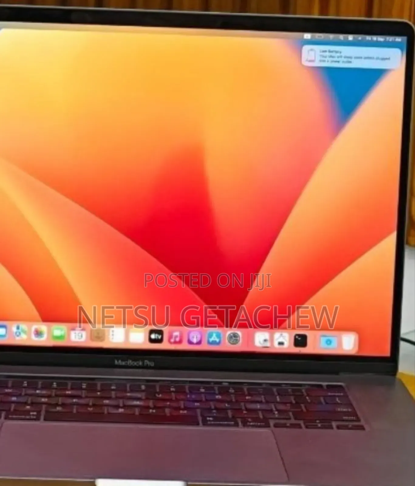 New Laptop Apple MacBook Pro 2019 16GB Intel Core I7 SSD 512GB