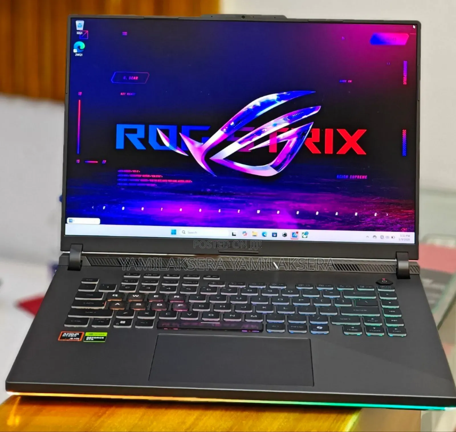 New Laptop Asus ROG Strix G16 G614 16GB AMD Ryzen 9 SSD 1T