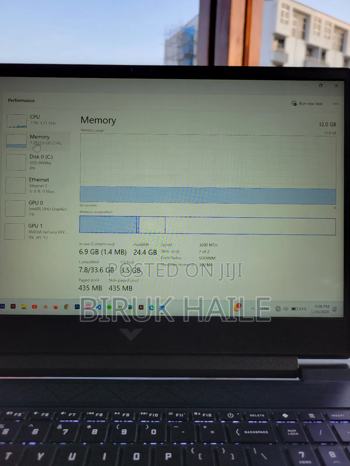 Laptop HP Victus 15 32GB Intel Core I5 SSD 2T