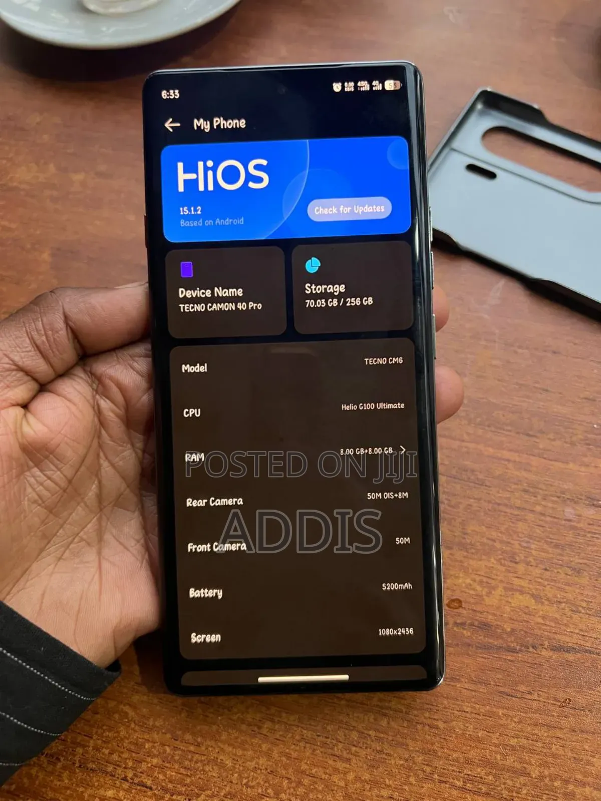 Tecno Camon 40 Pro 256 GB Gray