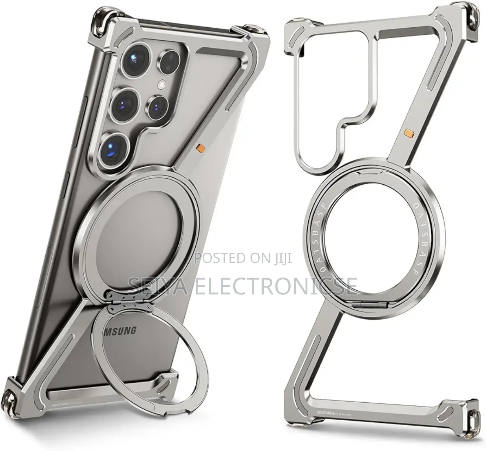 Ultra S24 Case Z- Shap Freamlass Metal Case