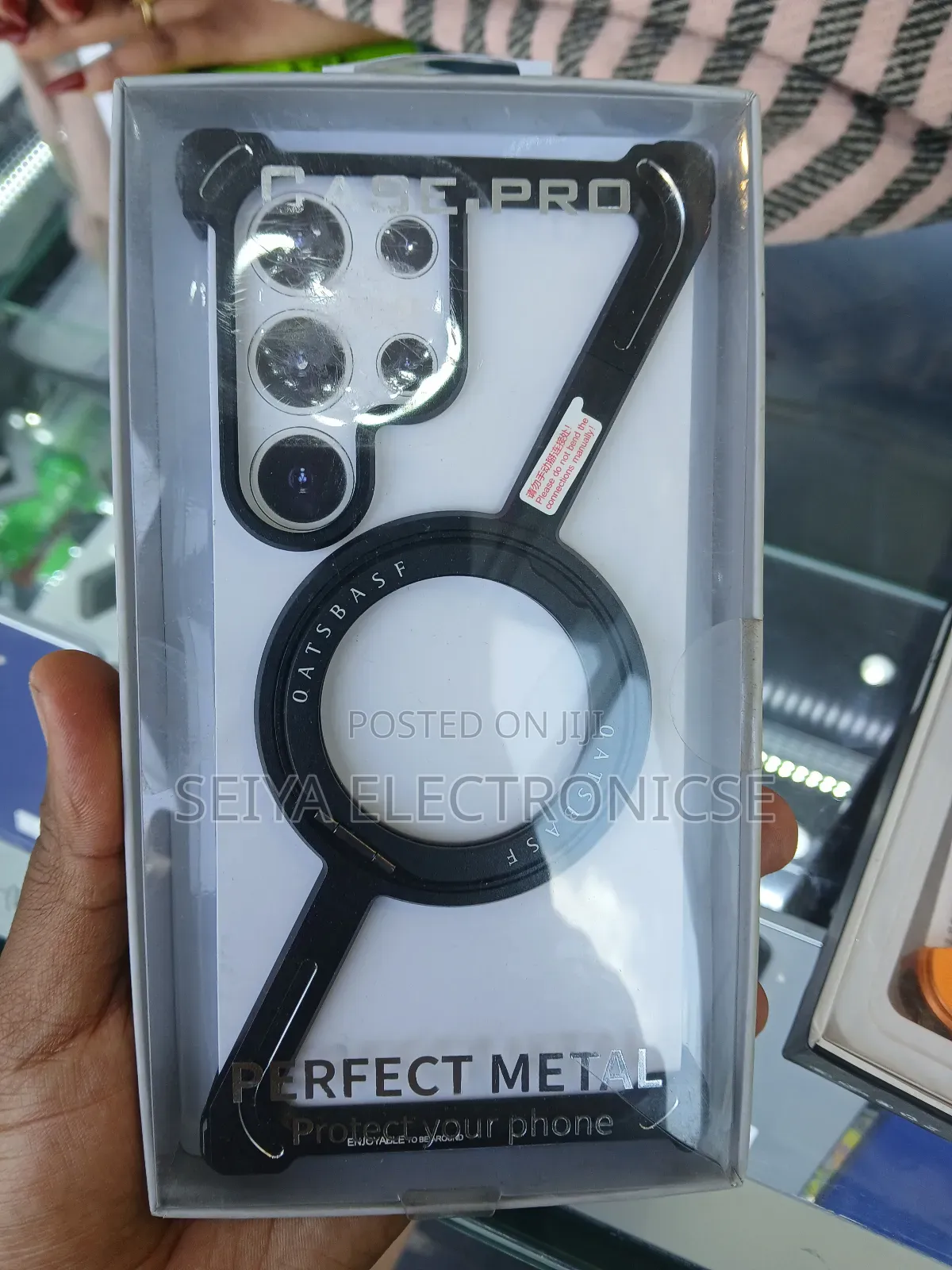 Ultra S24 Case Z- Shap Freamlass Metal Case