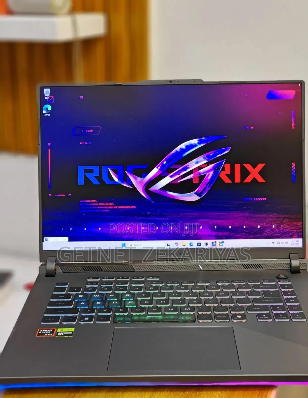 New Laptop Asus ROG Strix G15 32GB AMD Ryzen 9 SSD 1T