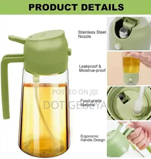 2in1 Oil Spary and Dispenser Bottle