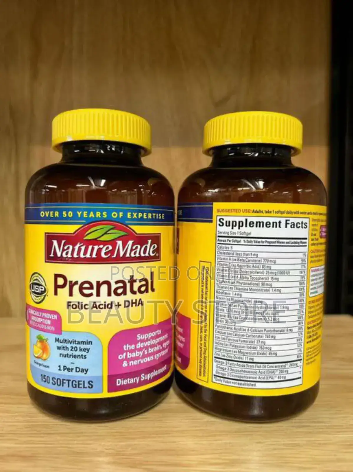 Nature Made Prenatal Folic Acid + Dha Softgels