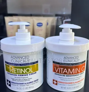 Advanced Clinicals Retinol and Advanced Clinicals Vitamin C Cream