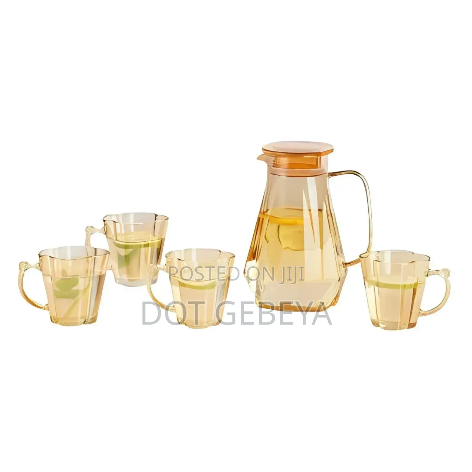 This Is A Delisoga (Qing Ping Guo) 7-piece Glass Water Set.