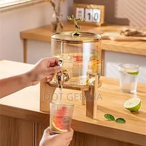 This Is A Seven-piece Set Of Beverage And Juice Barrels (Dispensers).