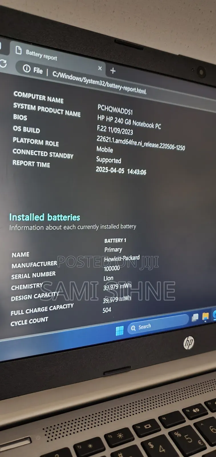 Laptop HP 240 G8 8GB Intel Core I7 SSD 256GB