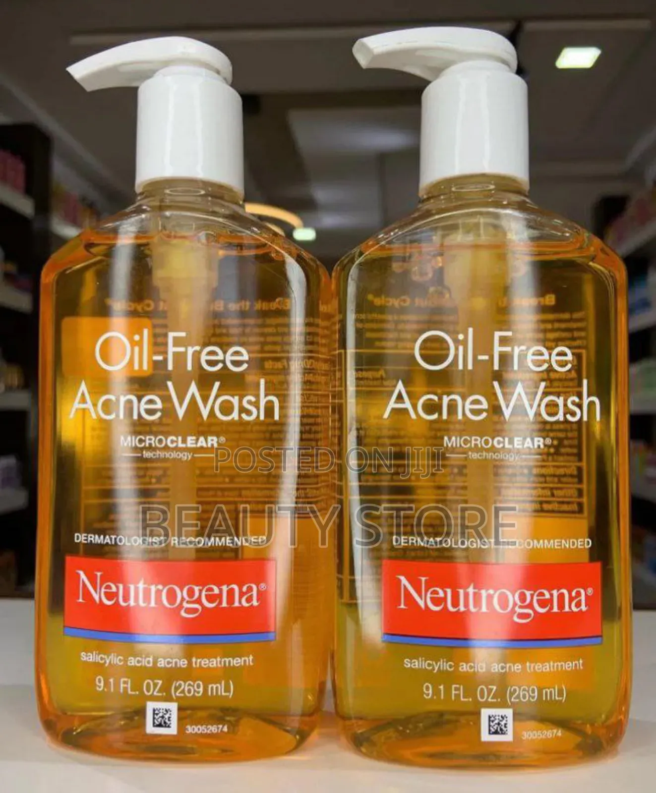 Neutrogena Oil-Free Acne Wash With Salicylic Acid.