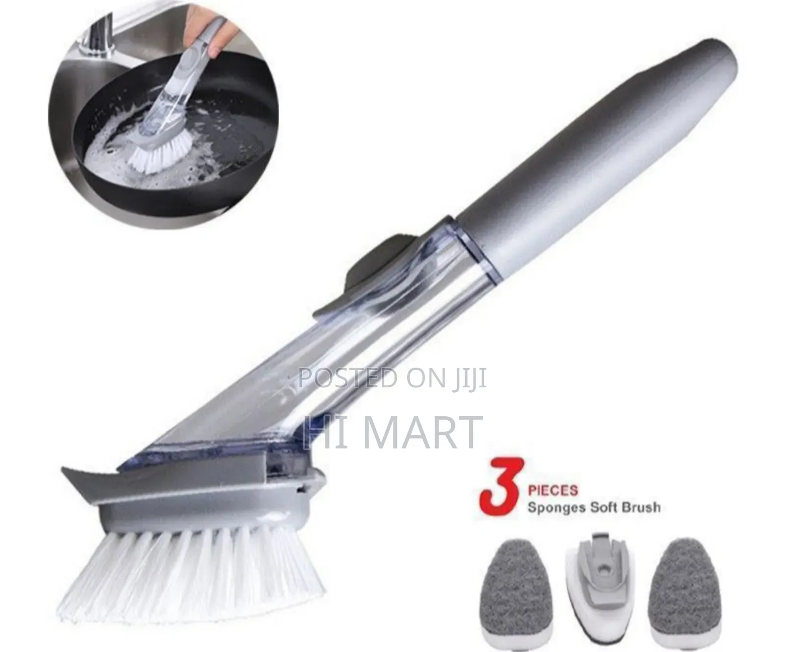 Kitchen Long Handle Cleaning Pot Brush