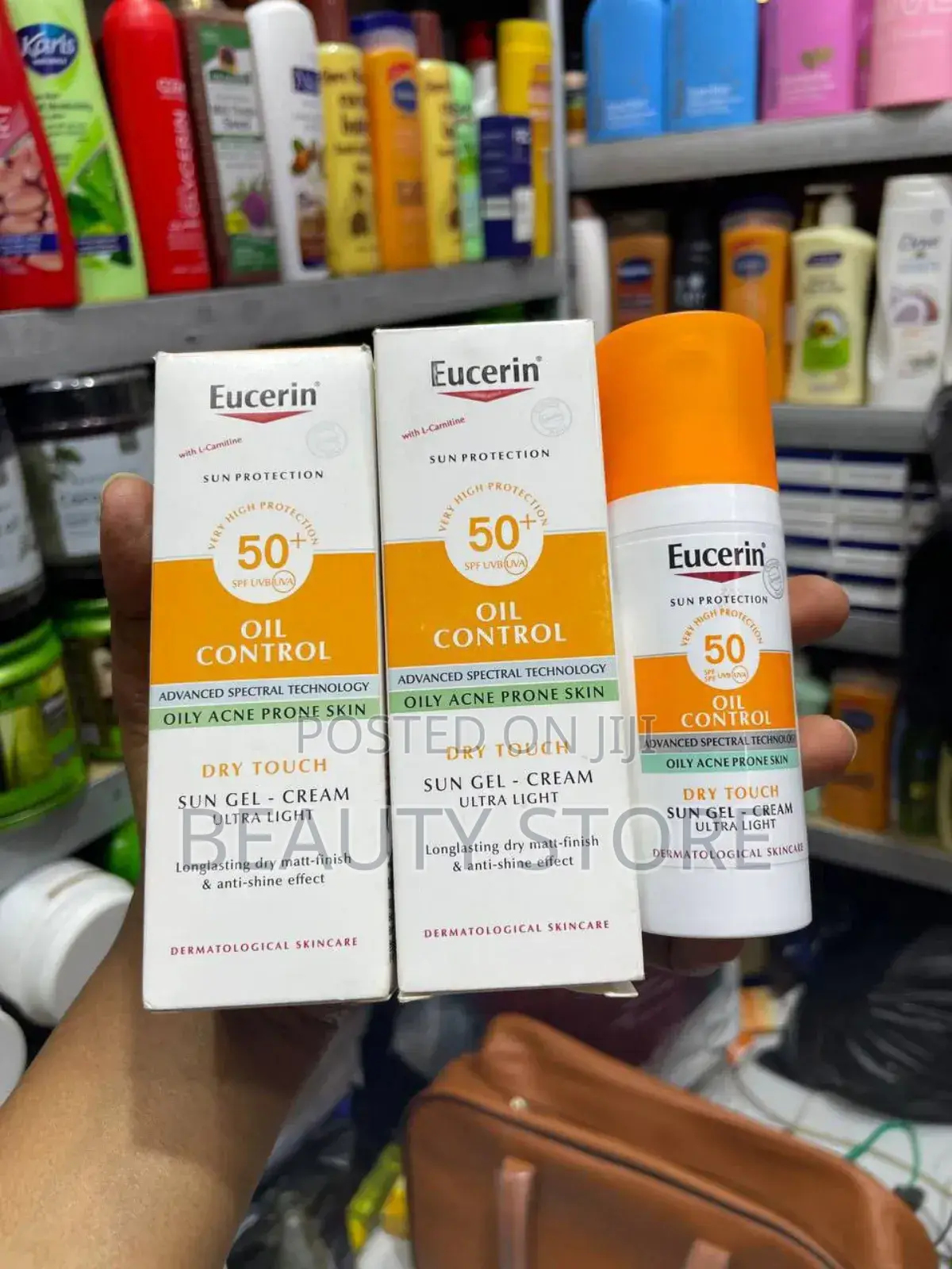 Eucerin Sun Oil Control Dry Touch Sun Gel-Cream SPF 50+.