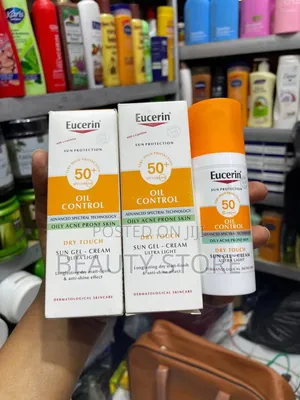 Eucerin Sun Oil Control Dry Touch Sun Gel-Cream SPF 50+.