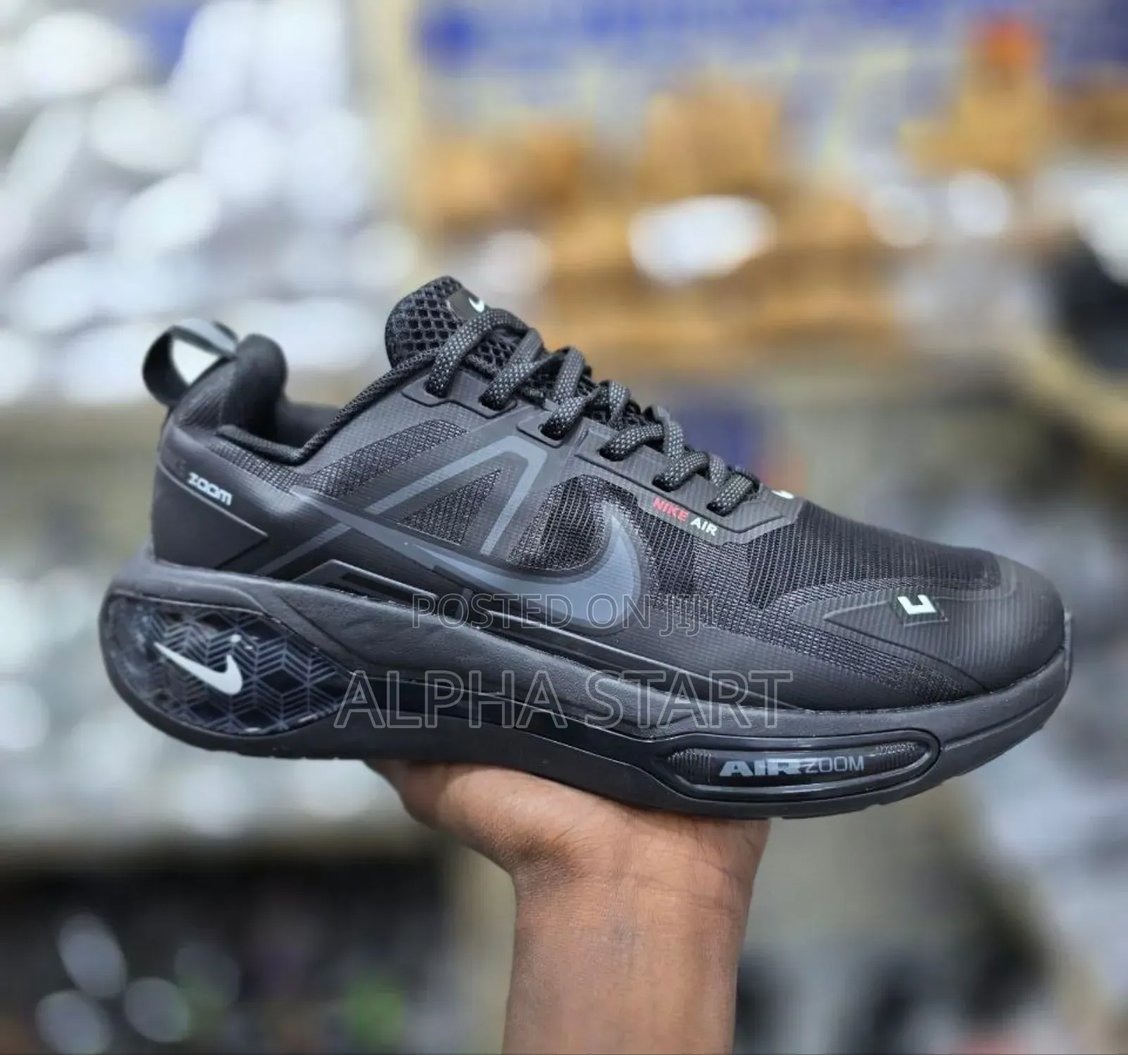 Nike Air Zoom High Smooth Sneakers For Man's Made In Vietnam