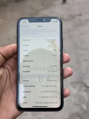 Apple iPhone X 256 GB Black