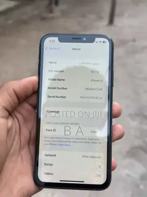 Apple iPhone X 256 GB Black