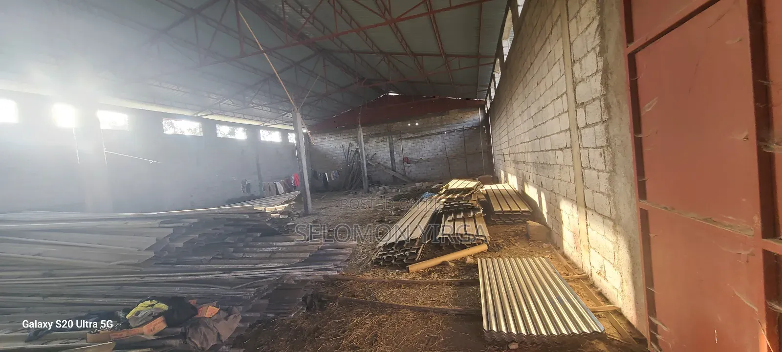 ለክራይ የቀረበ መጋዘን