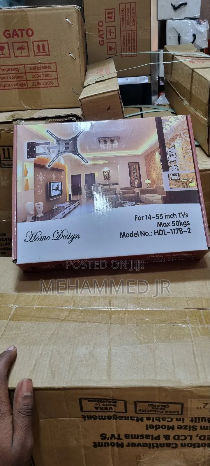 Flexable የtelevison መስቀያ