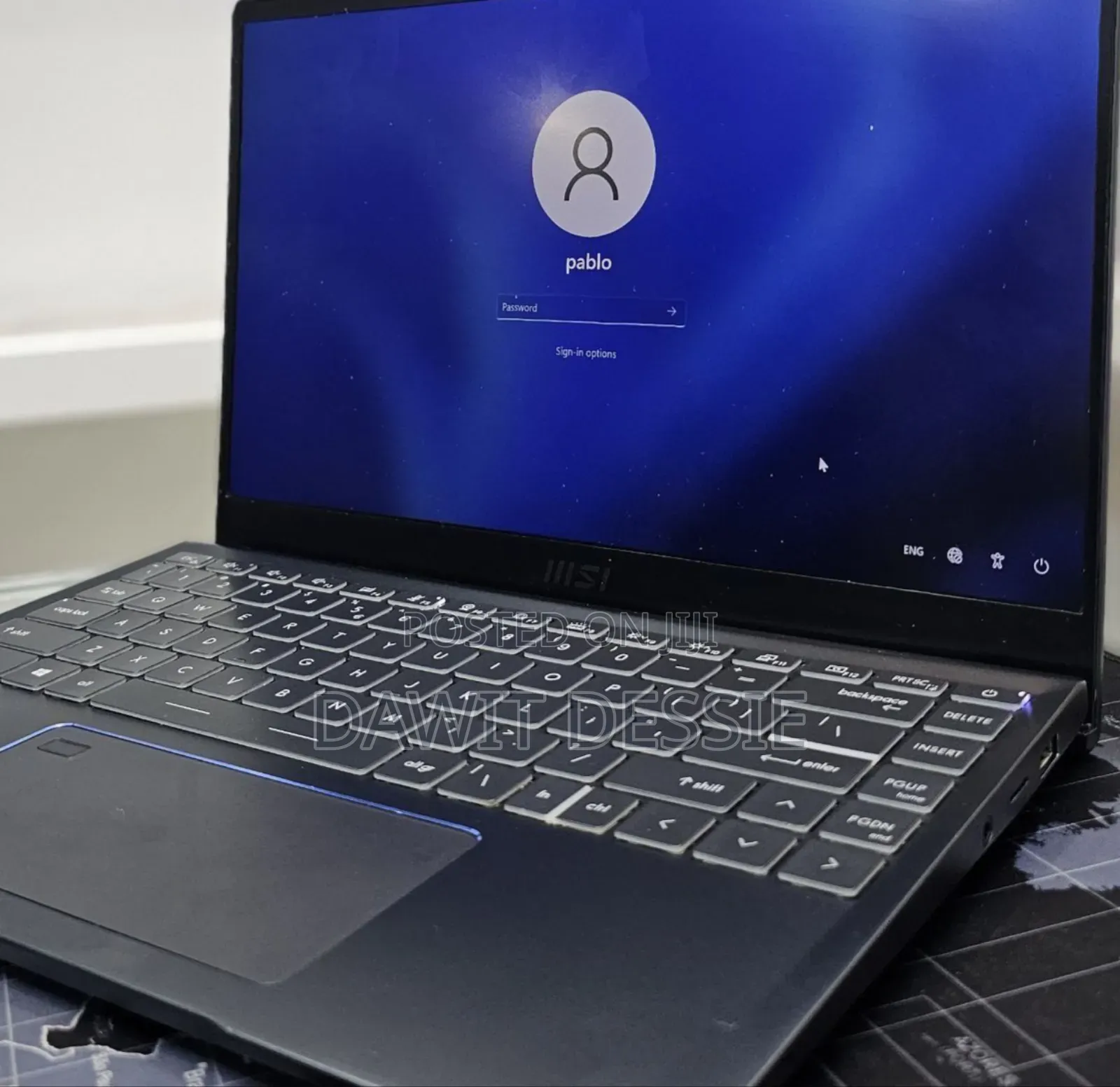 New Laptop MSI 32GB Intel Core I7 SSD 512GB