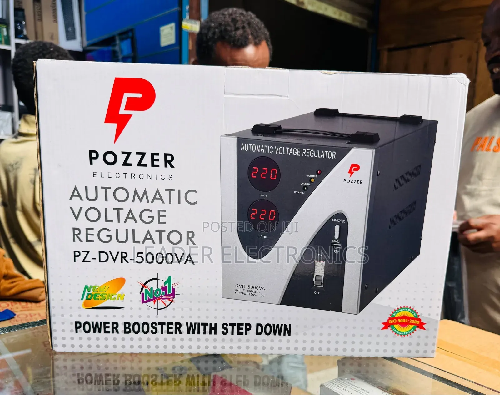 Pozzer 5000va Automatic Voltage Stabilizer – Heavy-Duty Power Protecti