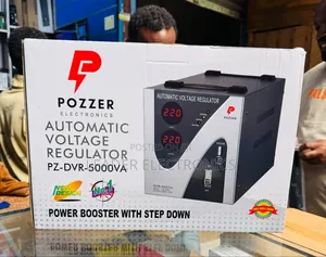 Pozzer 5000va Automatic Voltage Stabilizer – Heavy-Duty Power Protecti