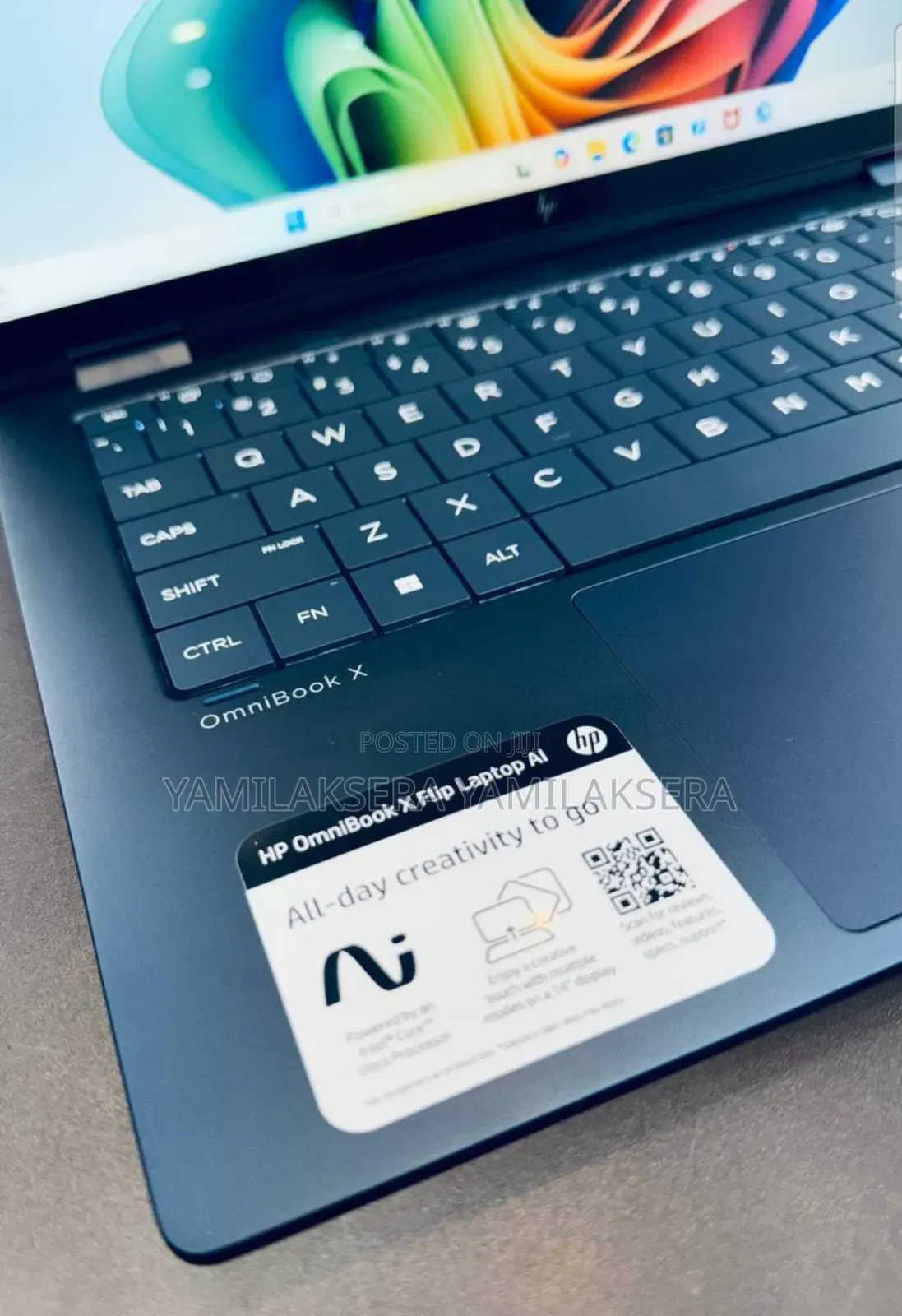 New Laptop HP OmniBook X Flip 14" 16GB Intel Core Ultra 7 HDD 512GB