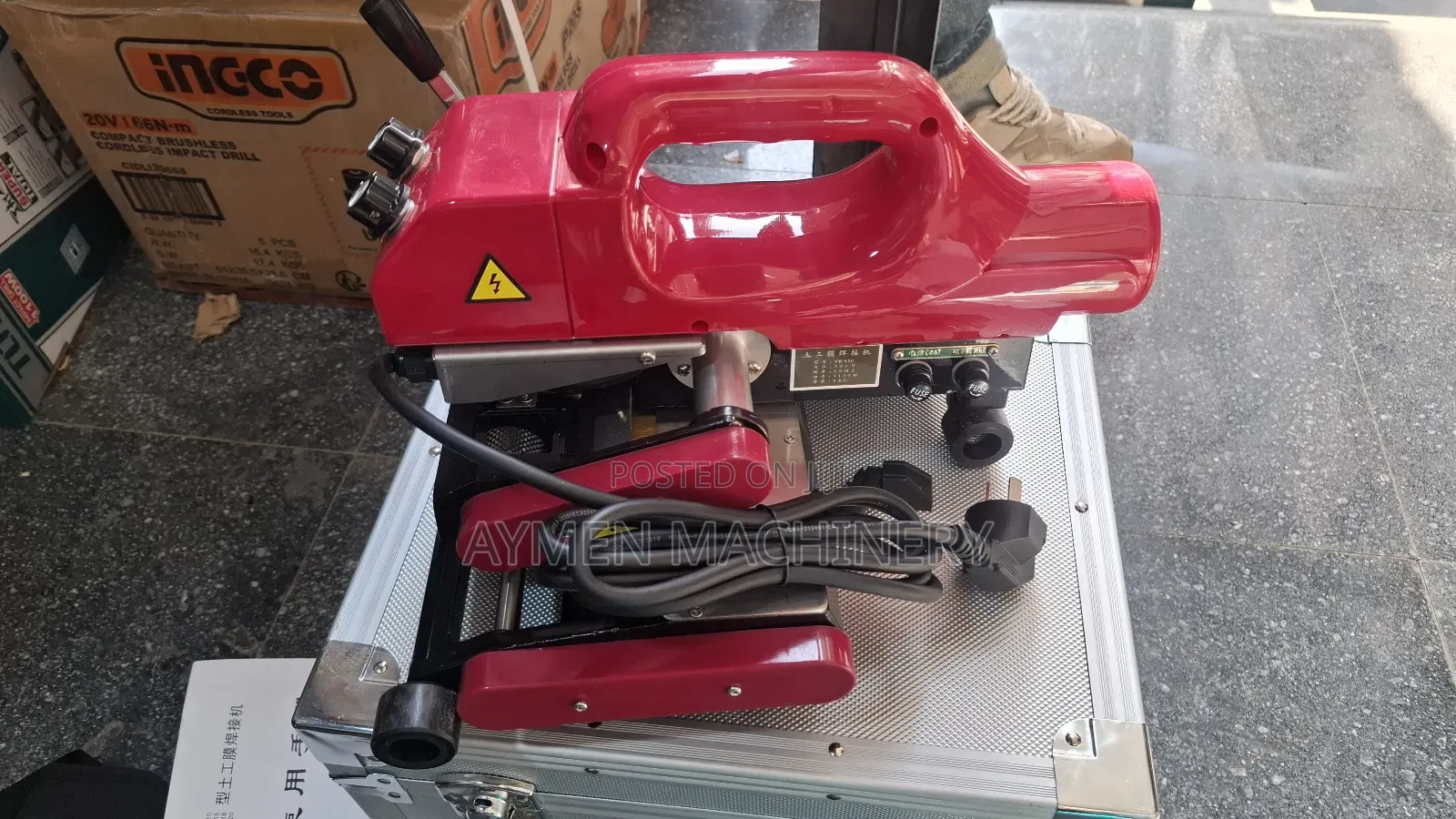 Geomebrane Welding Machine