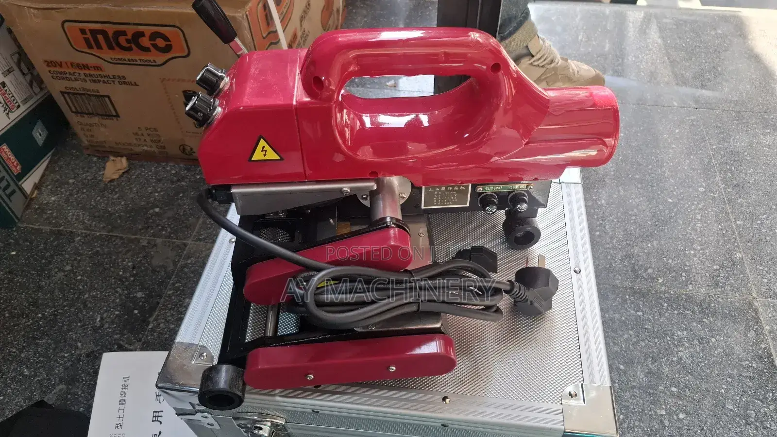 Geomebrane Welding Machine