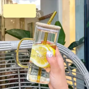 Extra Durable Glass Mug የብርጭቆ ማግ