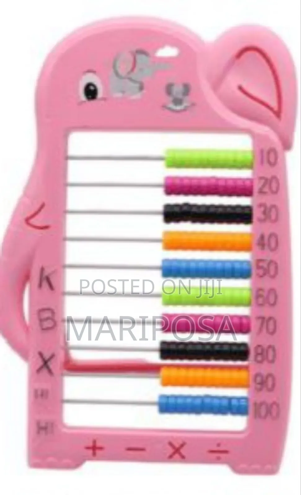 Elephant Shaped Kids Abacus Toy