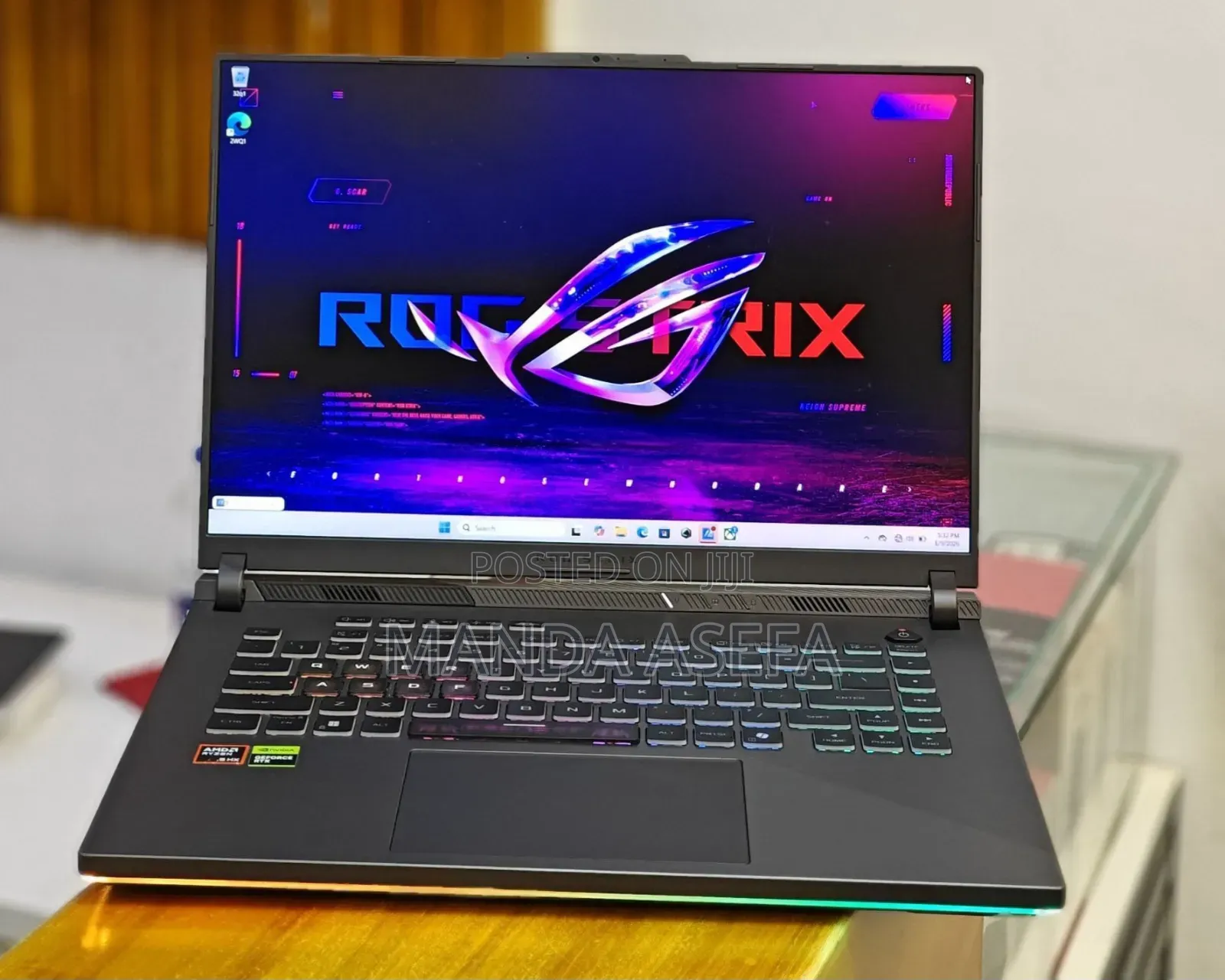 New Laptop Asus ROG Strix G16 G614 16GB AMD Ryzen 9 SSD 1T
