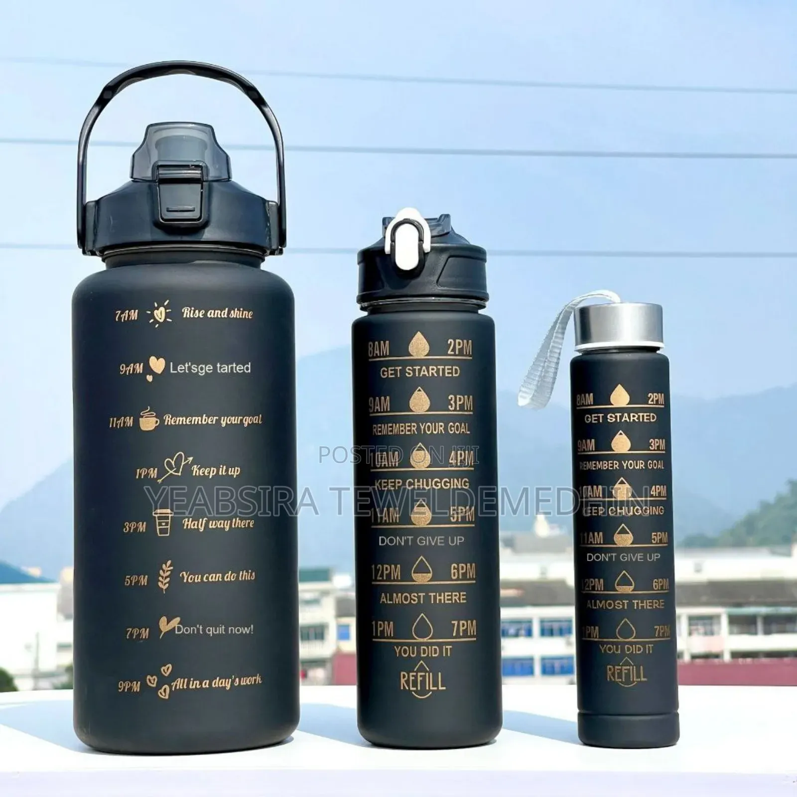 3pcs Water Bottle