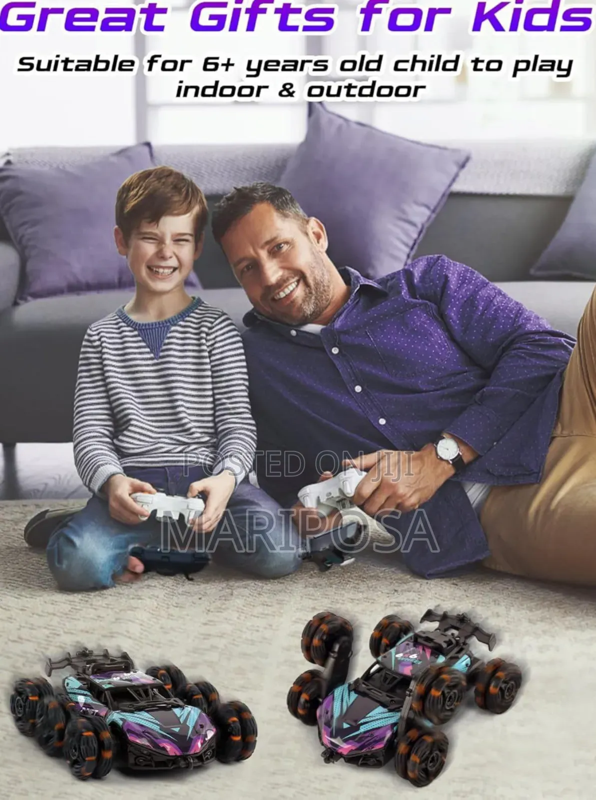 Alloy Spray Music Lighting Rc Stunt Car (360° Drift)