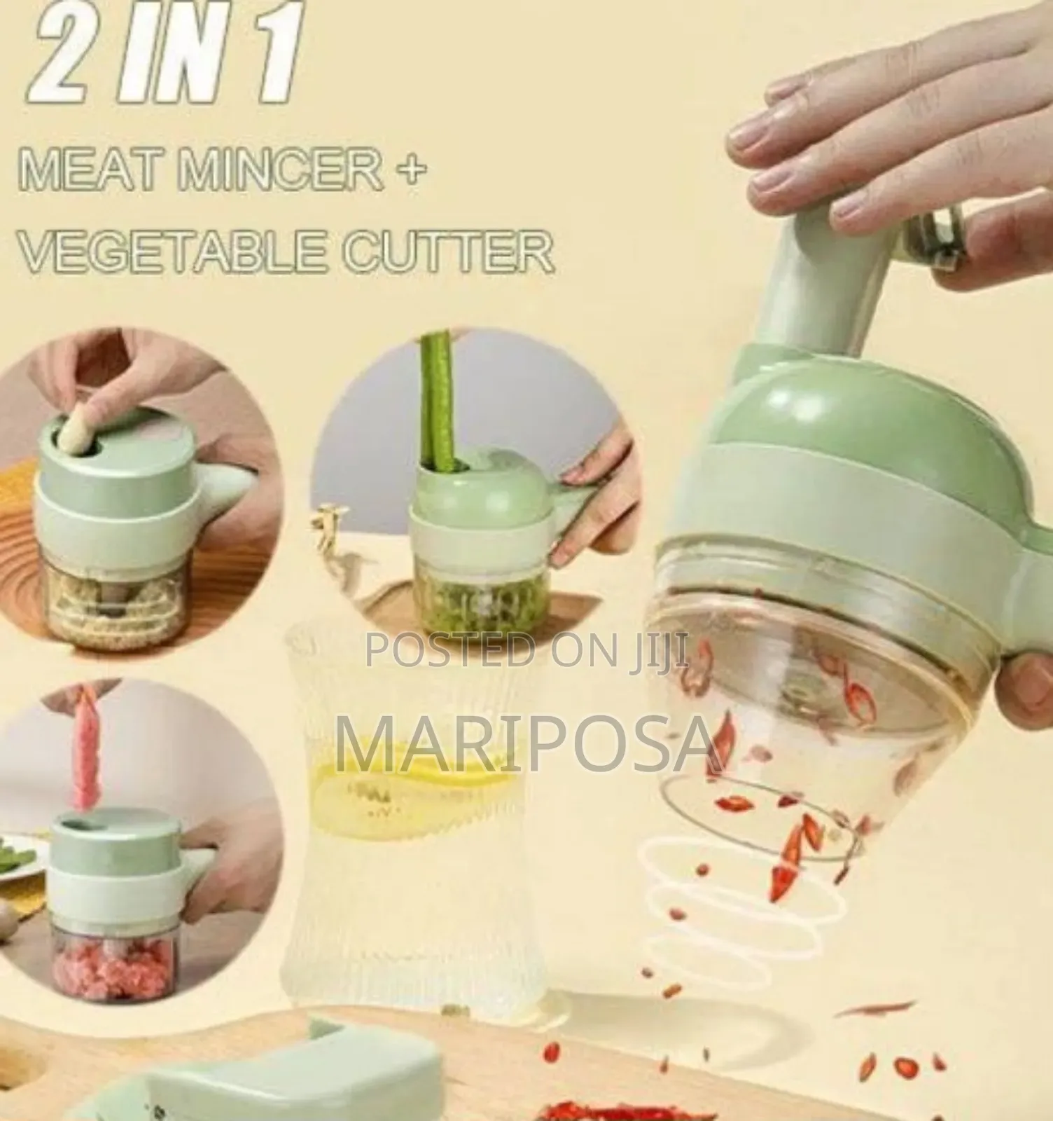 Handheld Electric Vegetable Cutter
