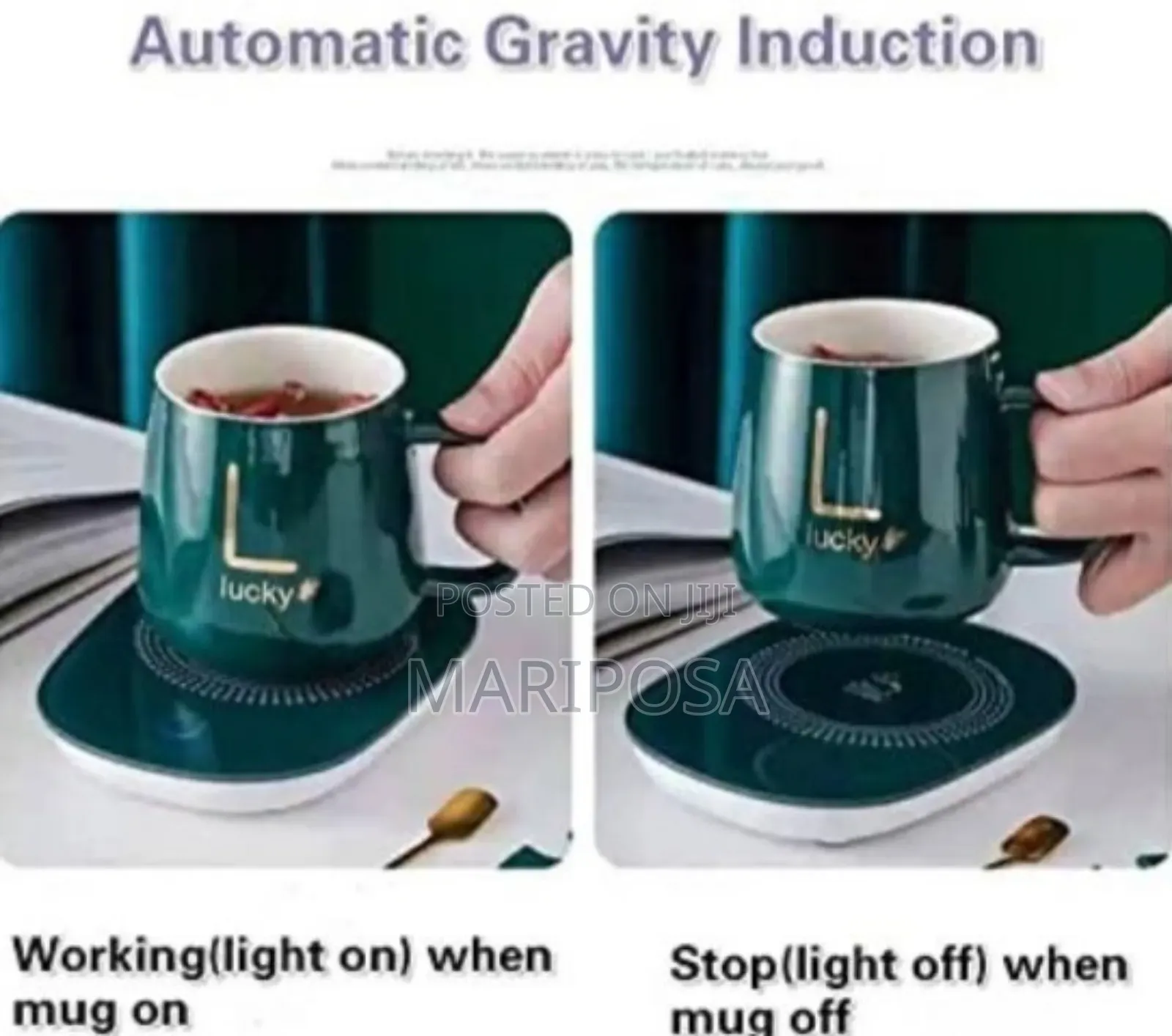 Electric Heating Pad With Ceramic Mug