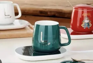Electric Heating Pad With Ceramic Mug